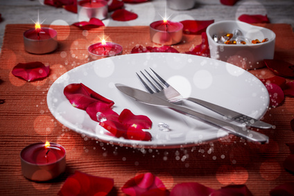 Table setting for lovers